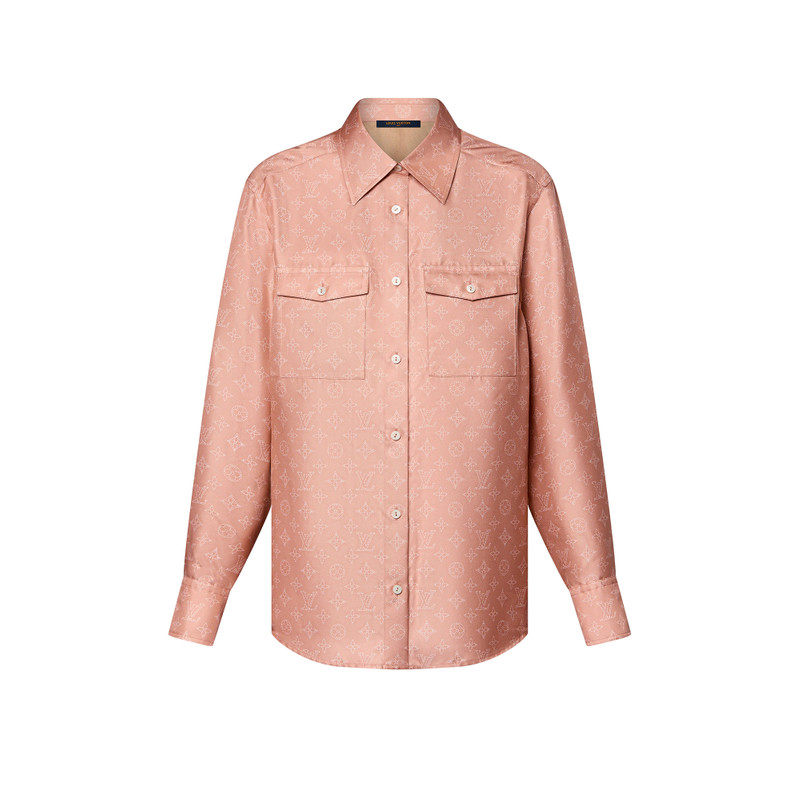 Mahina Monogram Flap Pocket Shirt 1
