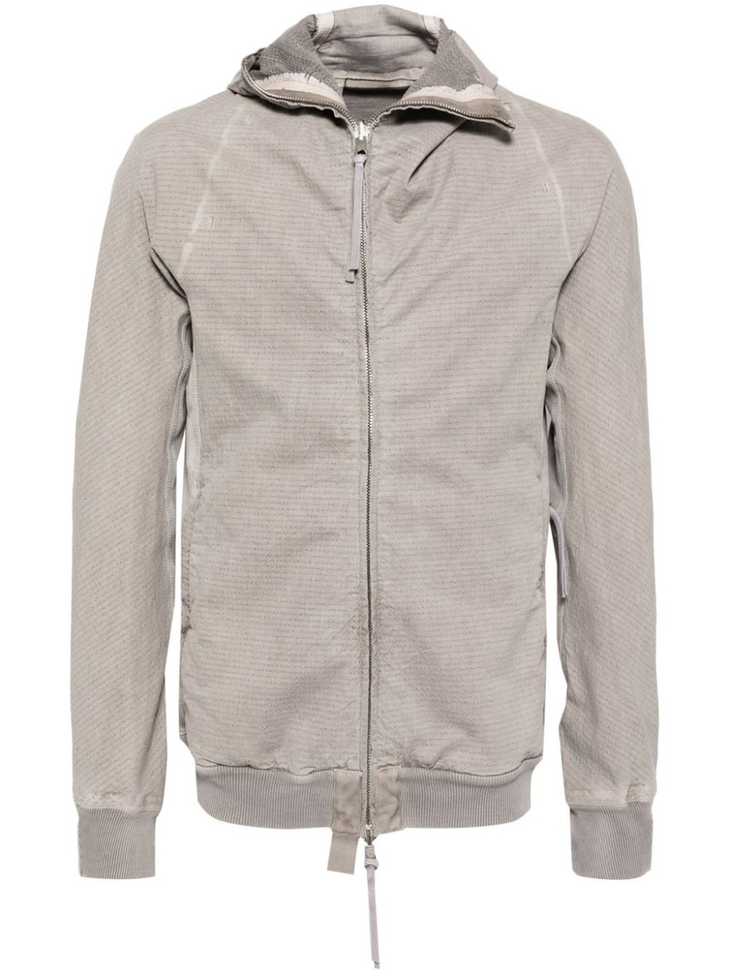 asymmetric cotton hooded jacket 1