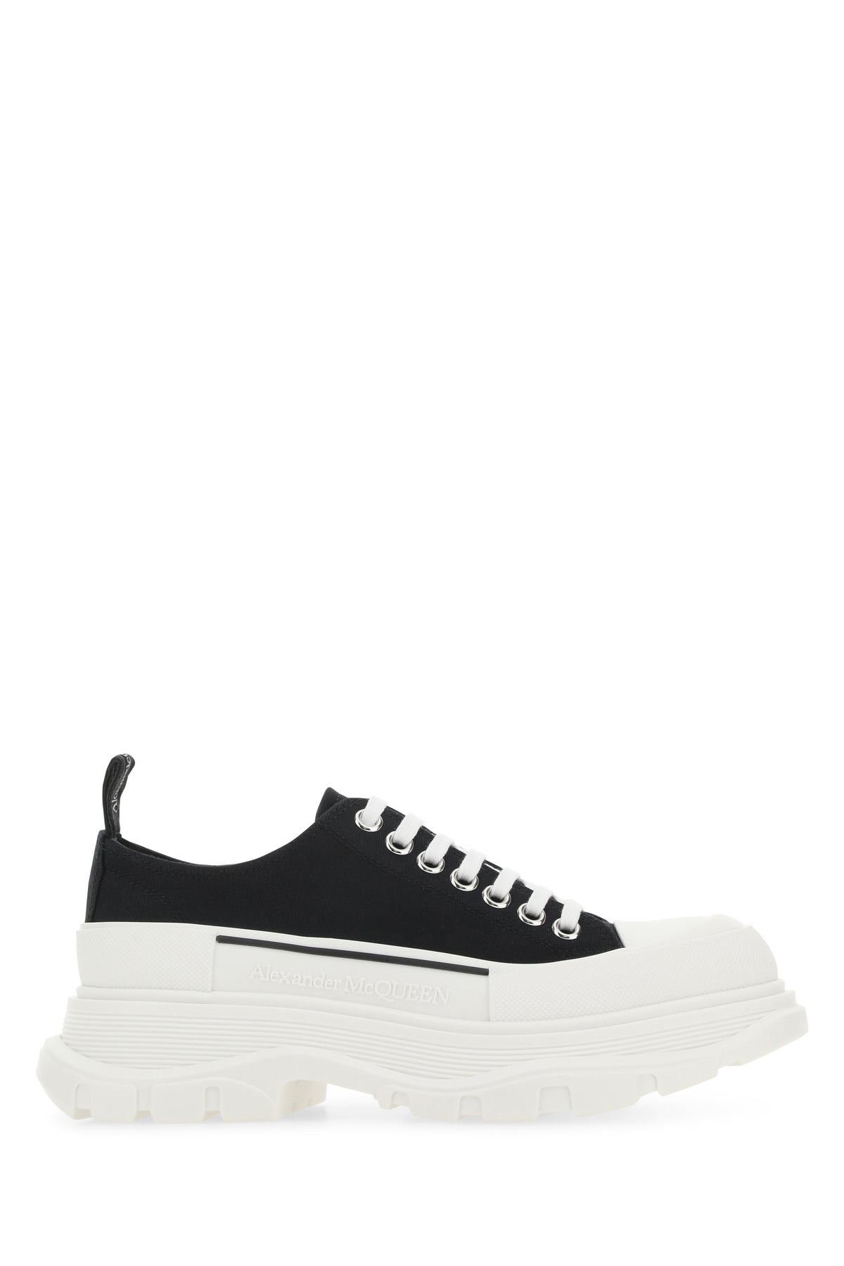 Black canvas Tread Slick sneakers - 1