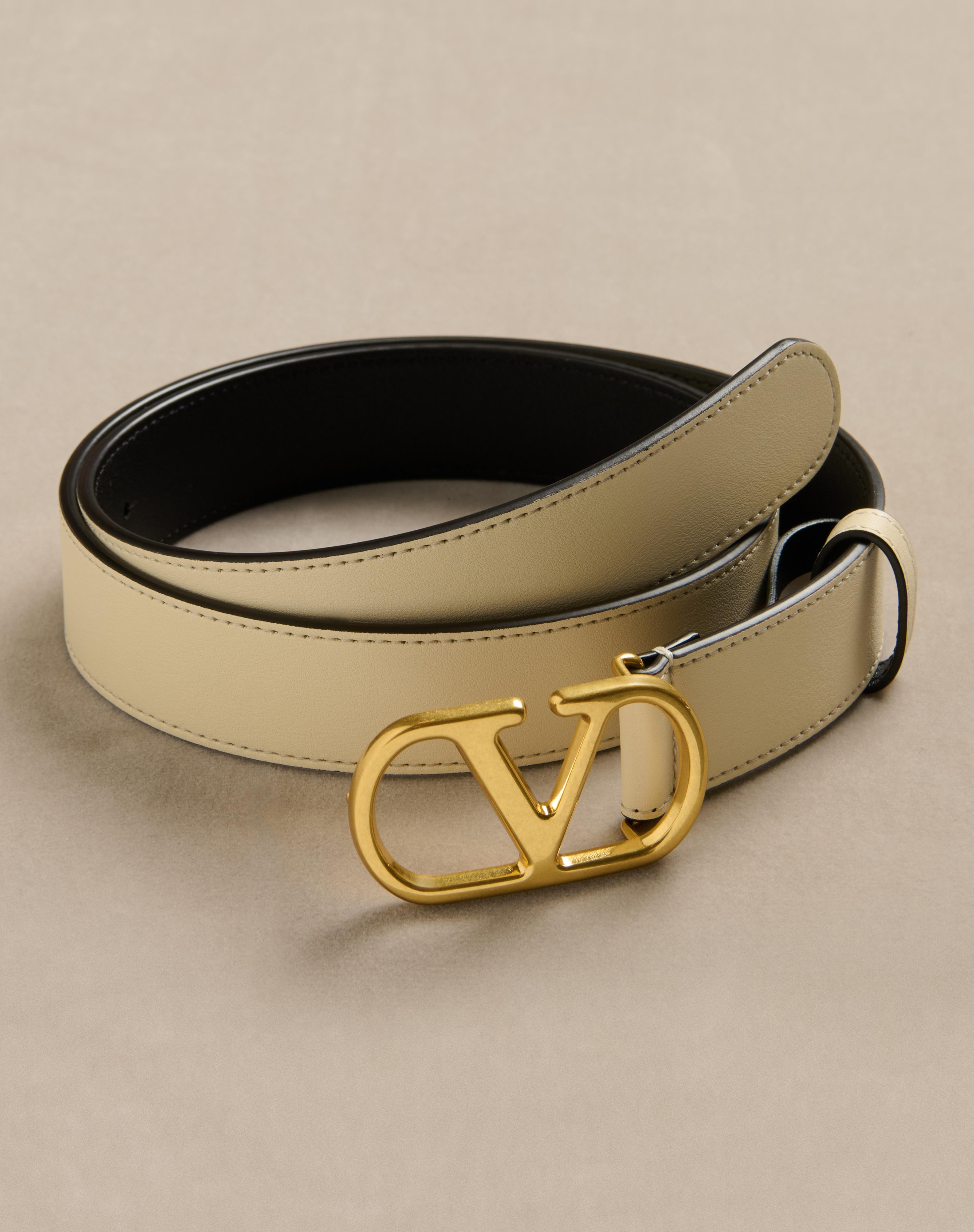 VLOGO SIGNATURE BELT IN SHINY CALFSKIN 30 MM - 5