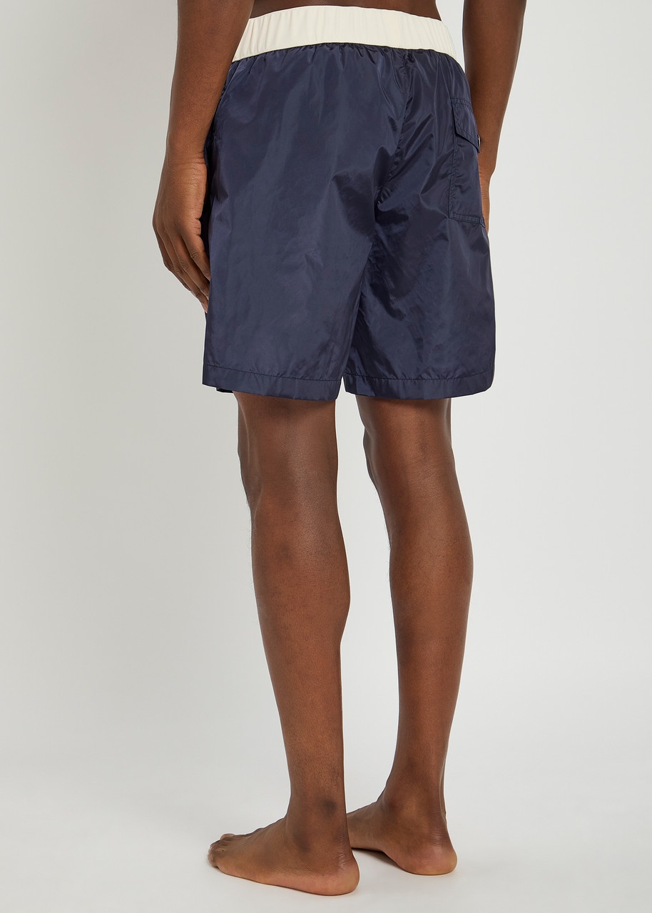 Moncler Logo-appliquéd Shell Swim Shorts - 3
