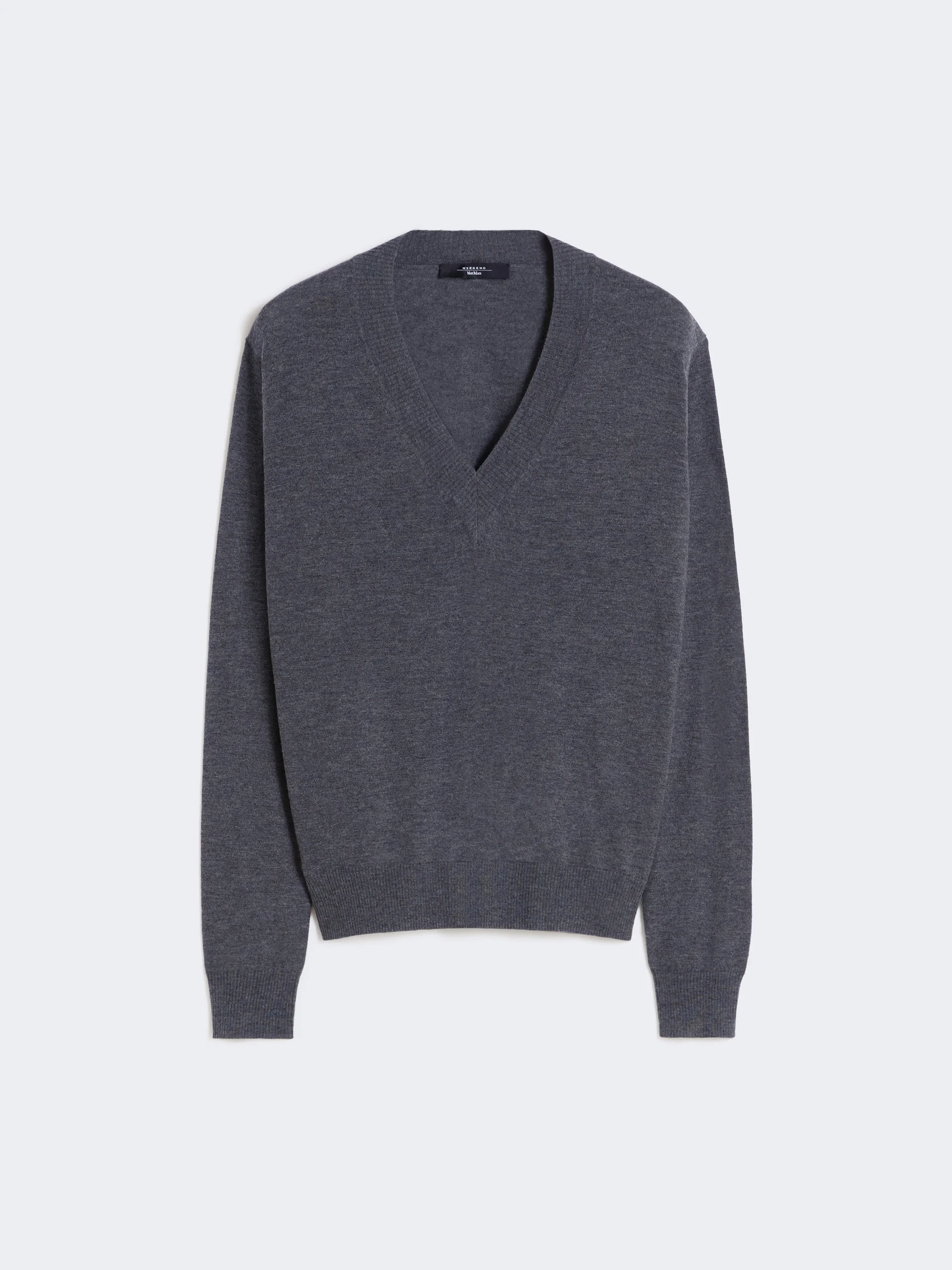 Wool and cashmere sweater - DARK GREY - 1
