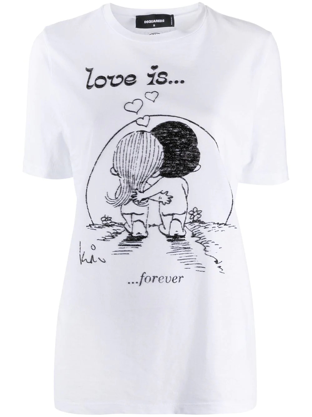 Love is Forever graphic-print T-shirt - 1