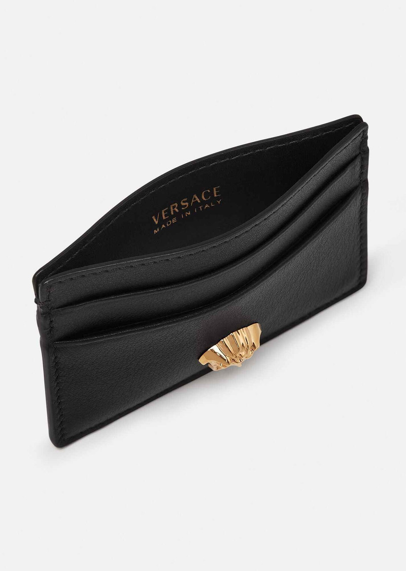 VERSACE La Medusa Leather Card Holder outlook