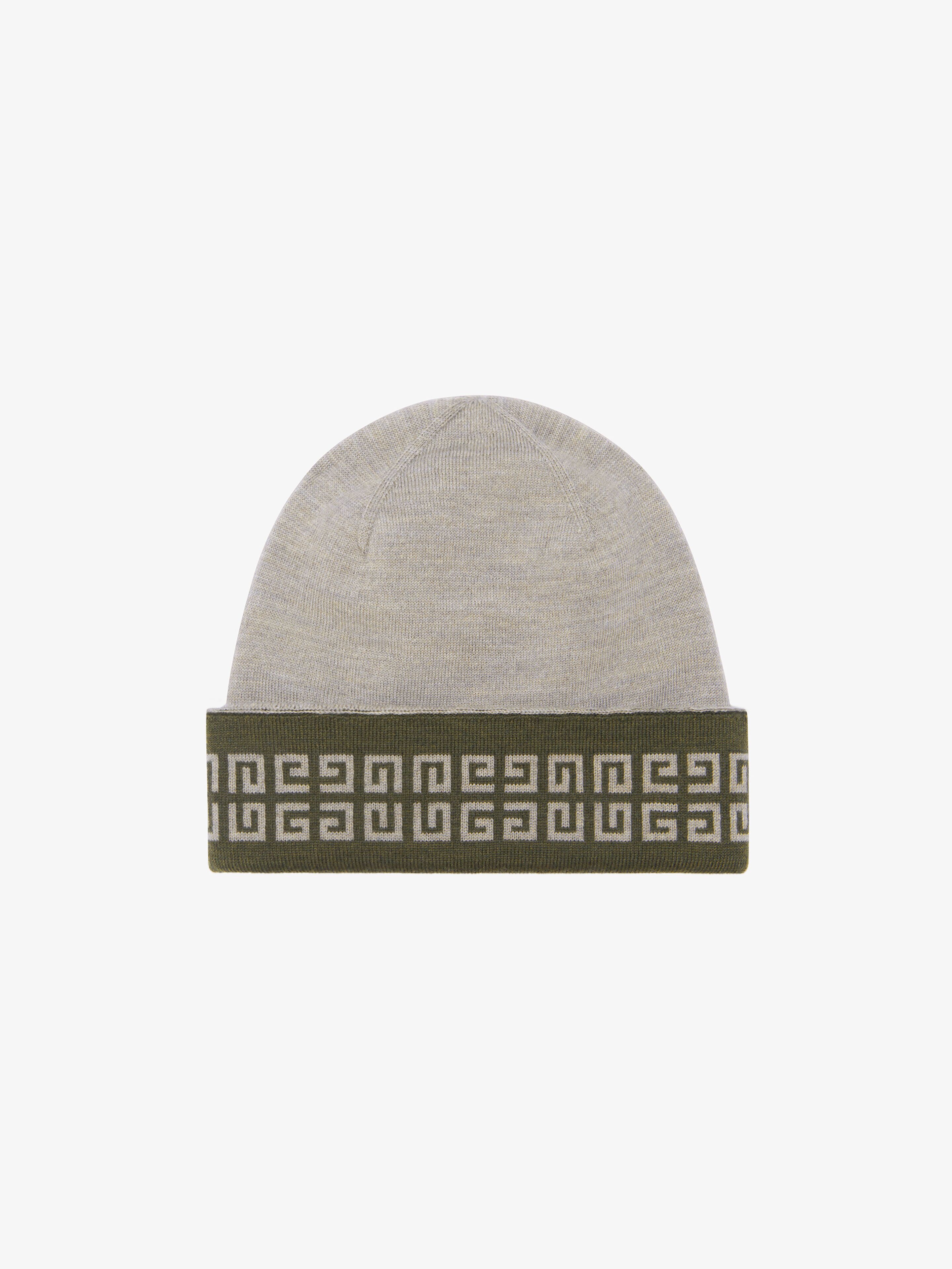 GIVENCHY 4G DOUBLE SIDED BEANIE IN WOOL - 1