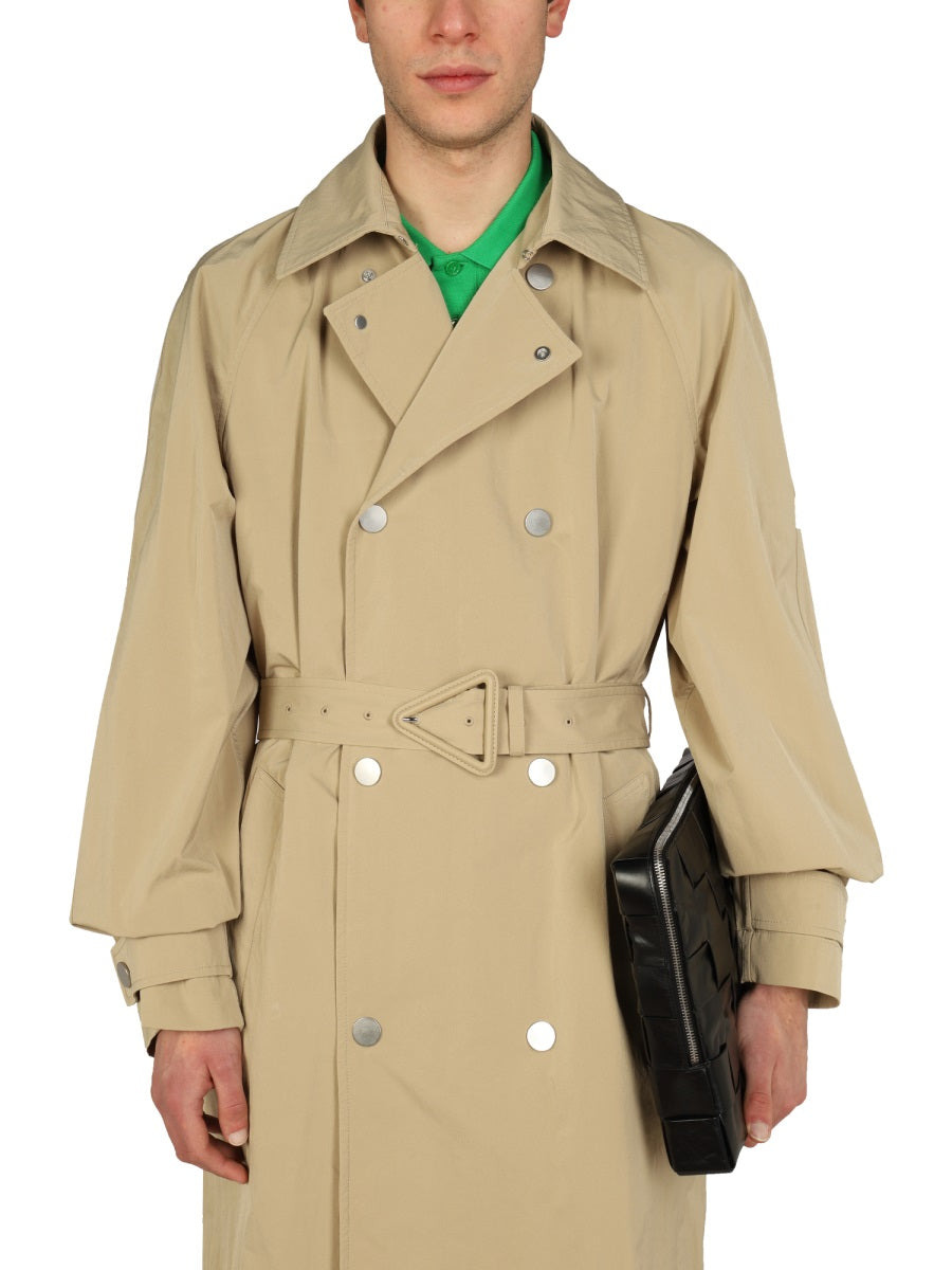 Bottega Veneta Men Nylon Trench Coat - 3