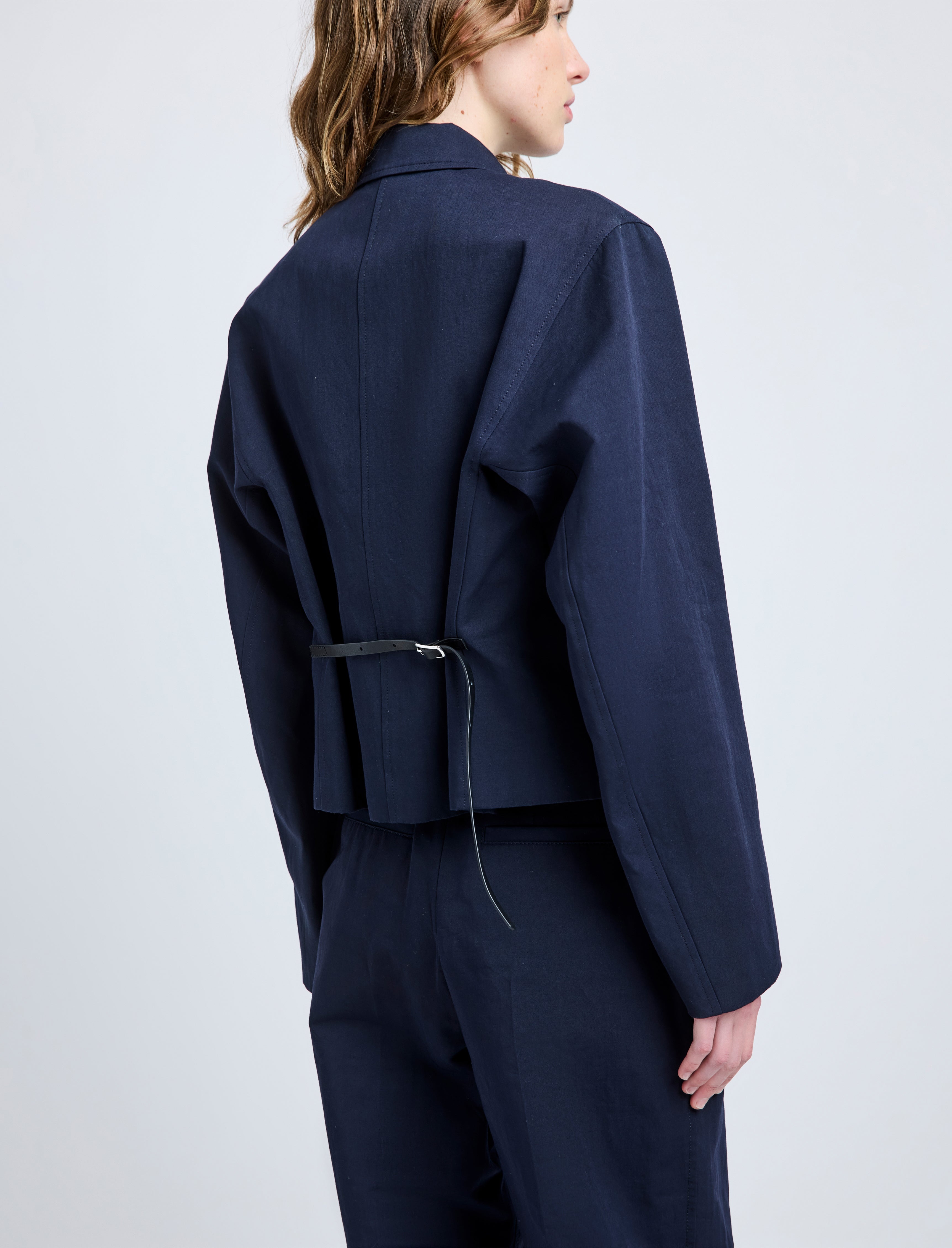 Thelma Jacket in Cotton Linen Suiting - 6