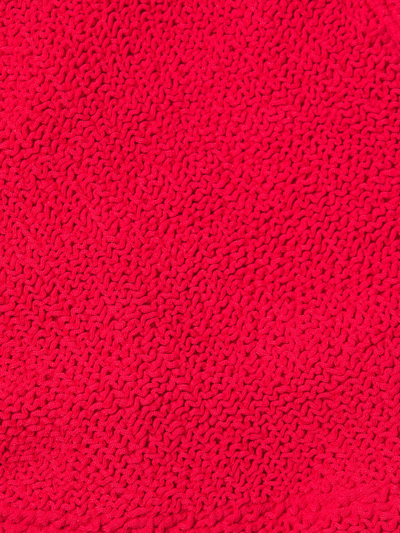 Women's Misty Textured Bikini - Red 6