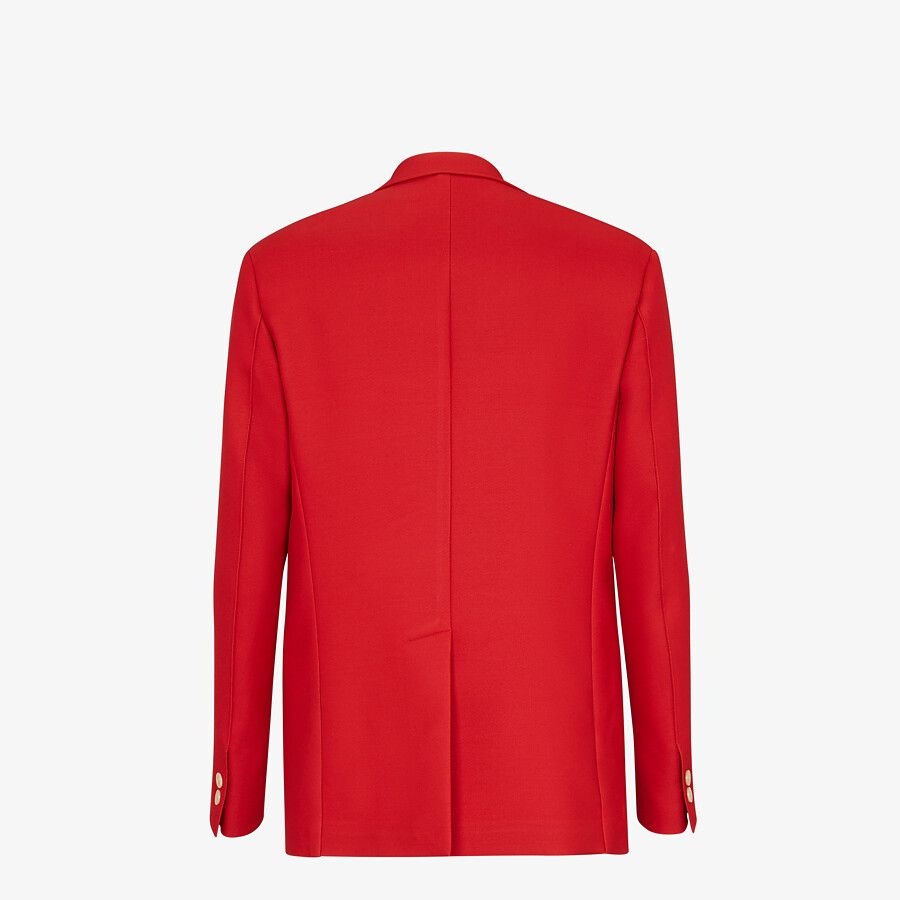 Red wool jacket - 2