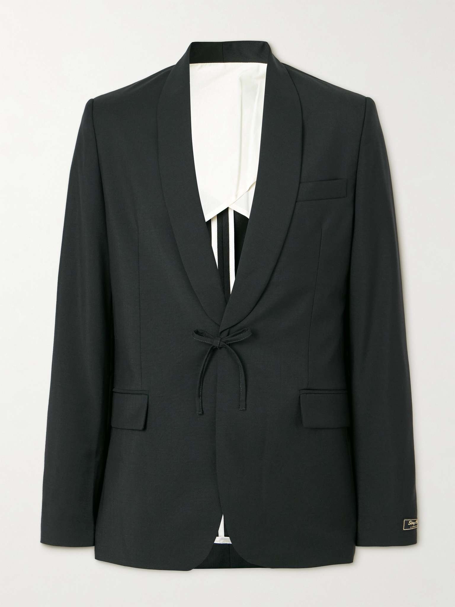 Shinji Virgin Wool and Mohair-Blend Suit Jacket - 1