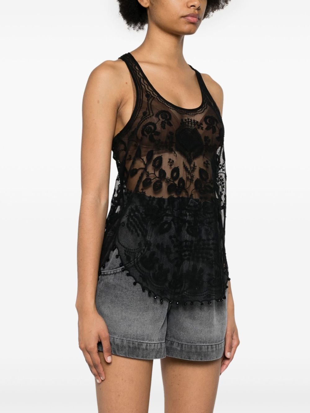 Violette mesh tank top - 3