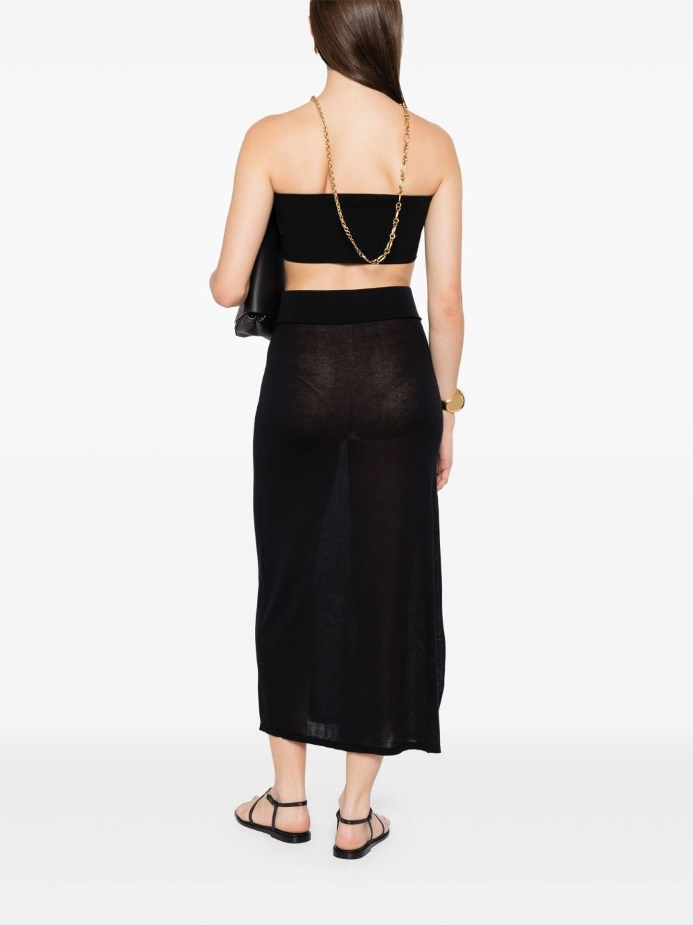 Knitted long skirt - 4
