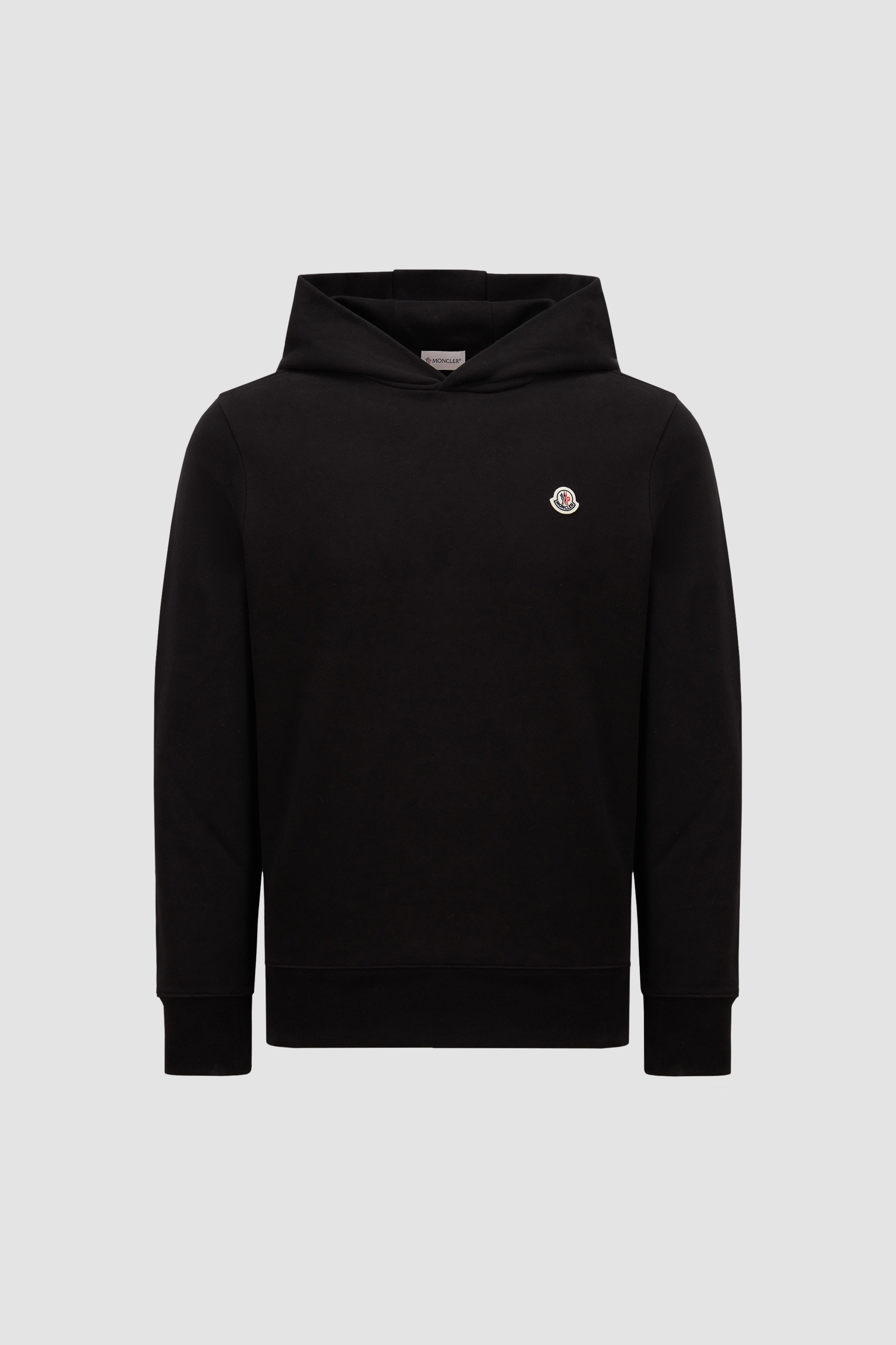 Logo Patch Cotton Hoodie - 1