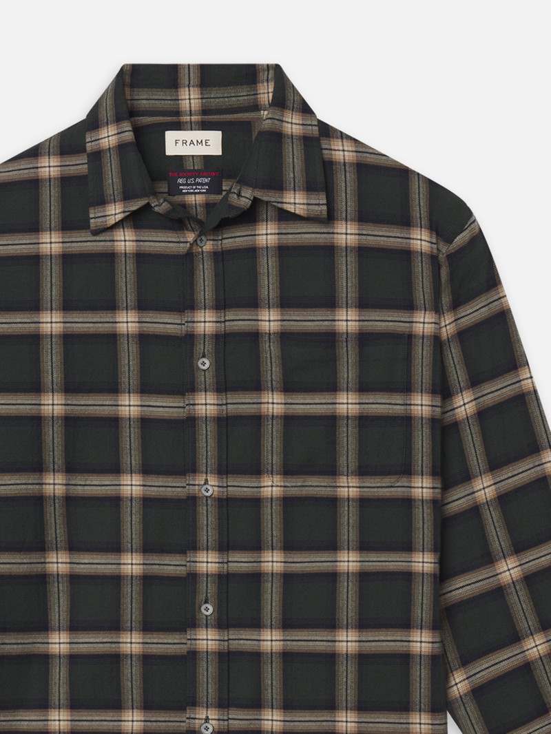 FRAME The Society Archive Vintage Plaid Shirt outlook