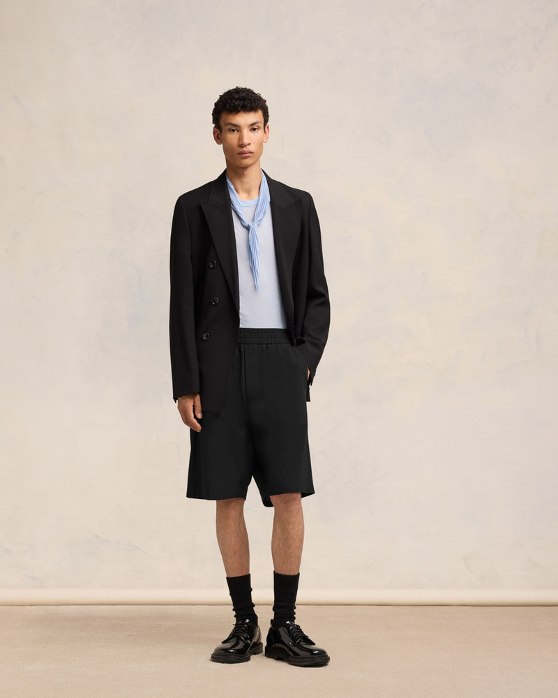 AMI Paris ELASTICATED WAIST BERMUDA SHORTS outlook