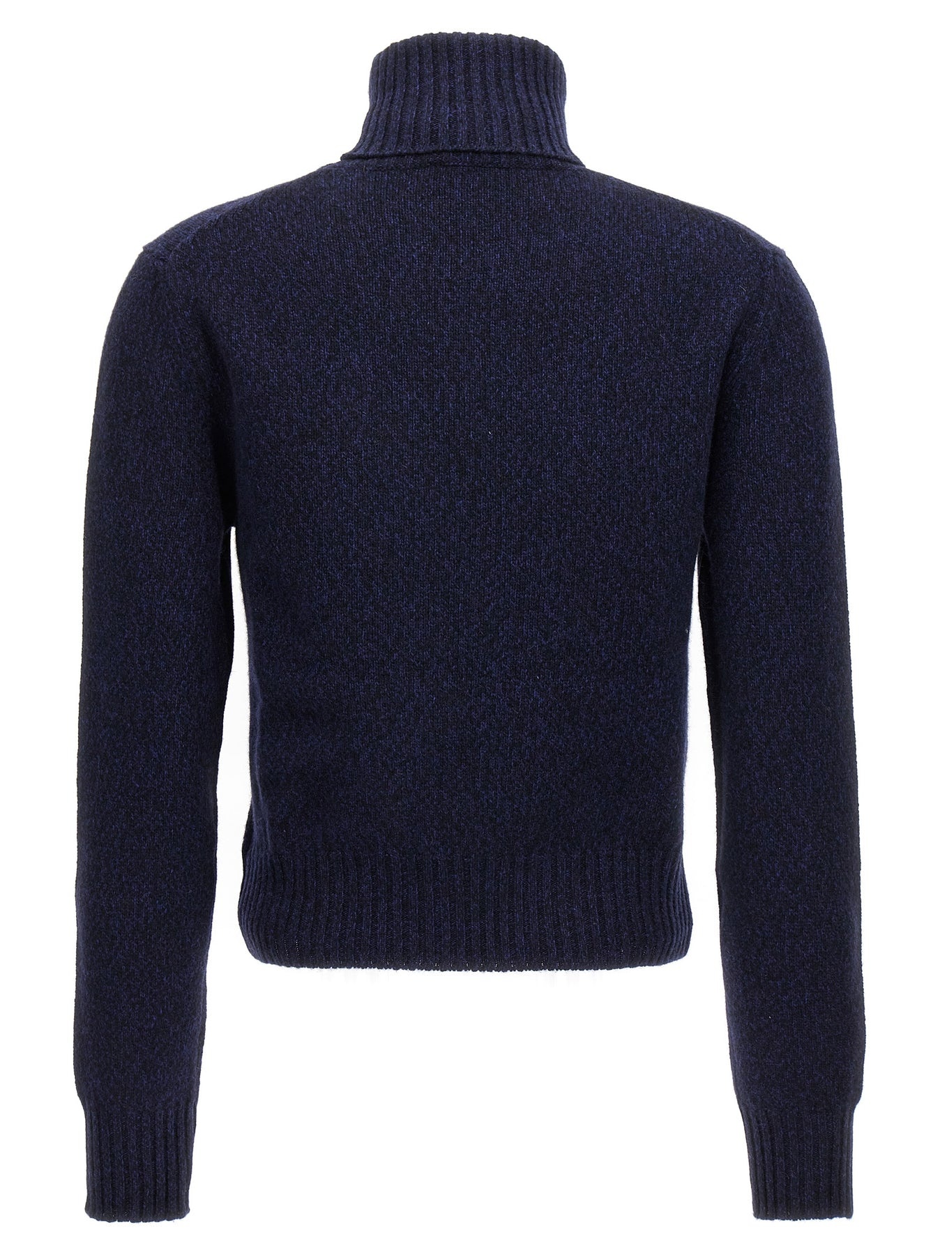 Logo Cachemire Sweater Sweater, Cardigans Blue - 2