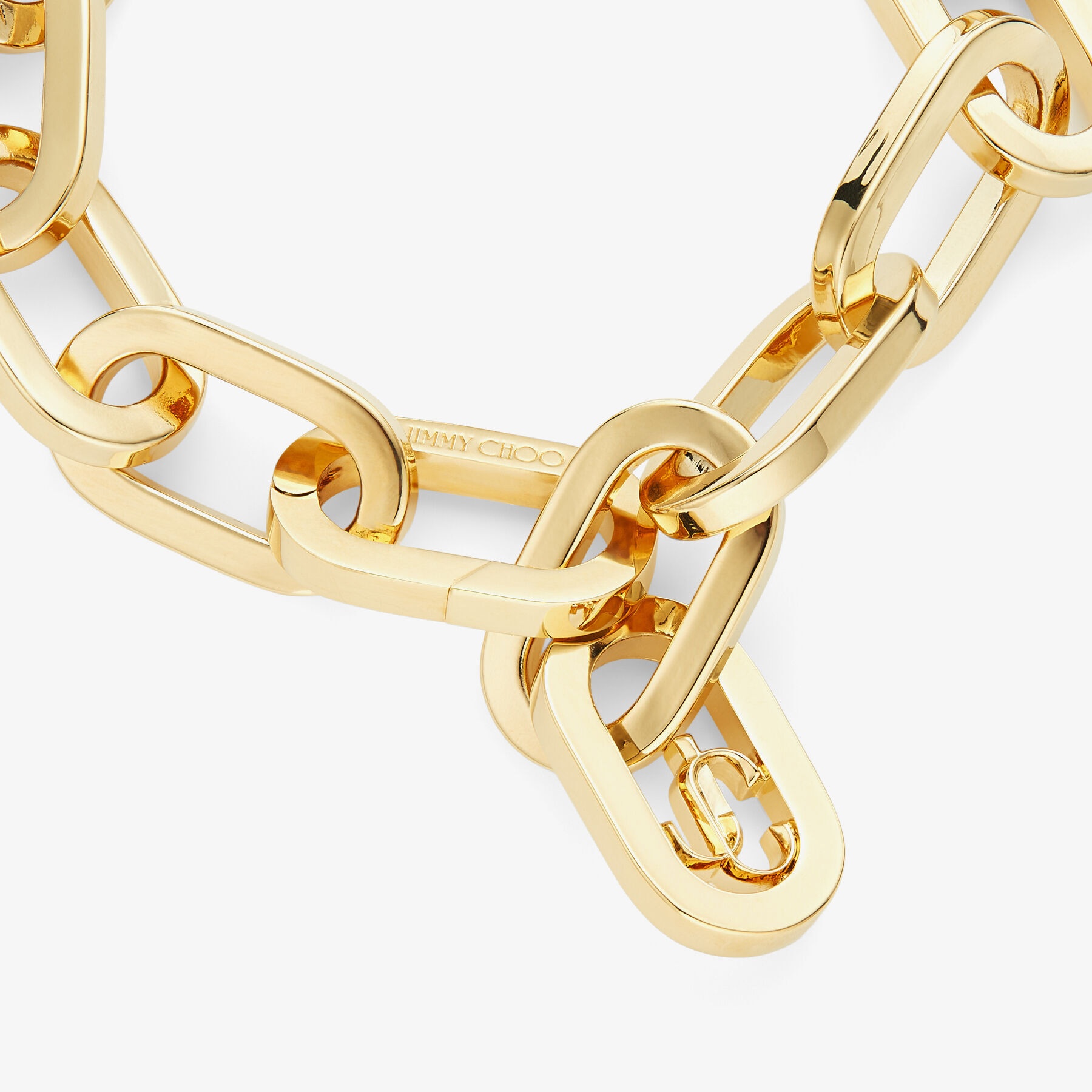 JC Chain Bracelet
Gold-Finish Metal JC Chain Bracelet - 6