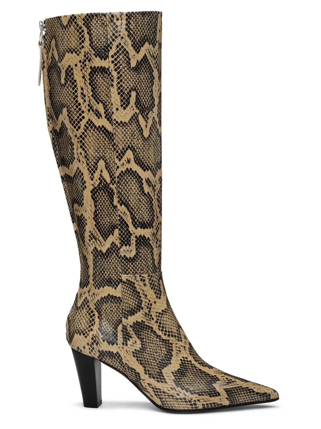 Beige Cecilia Tall Boots - 1