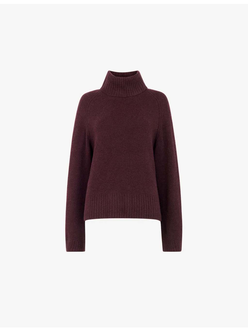 Relaxed-Fit Roll-Neck Knitted Jumper - 1
