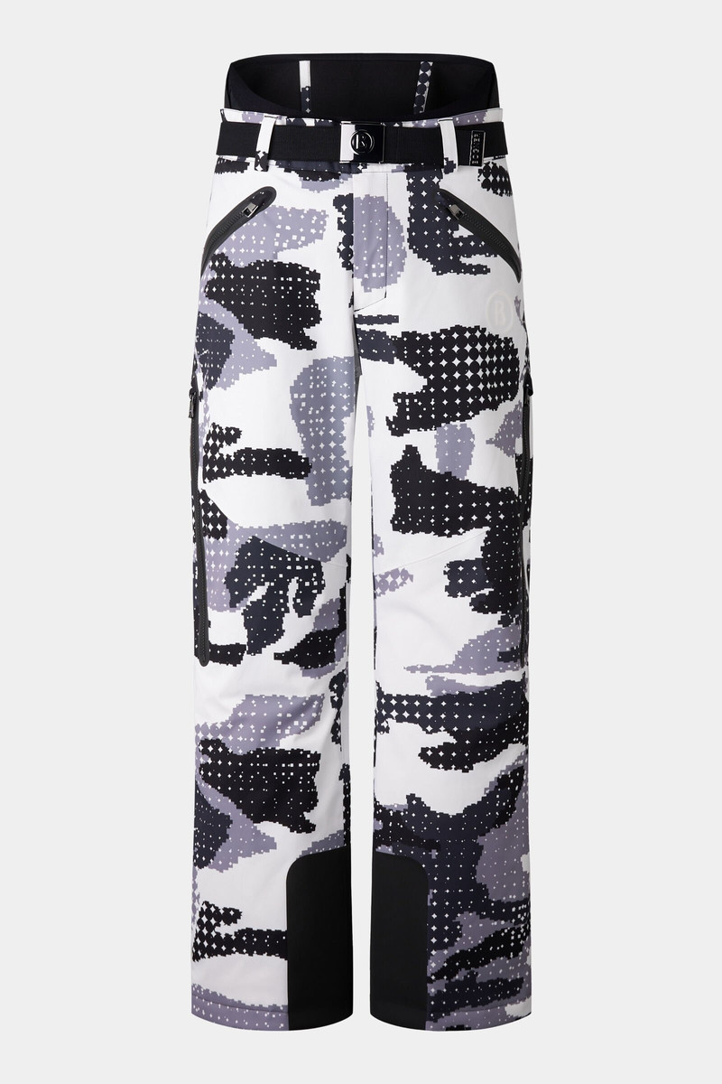 Tim Ski pants in White/Gray/Black 1