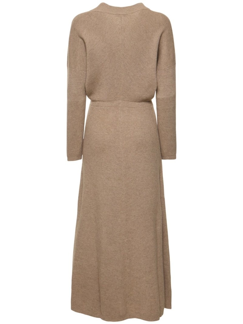 Cashmere knitted midi dress - 3