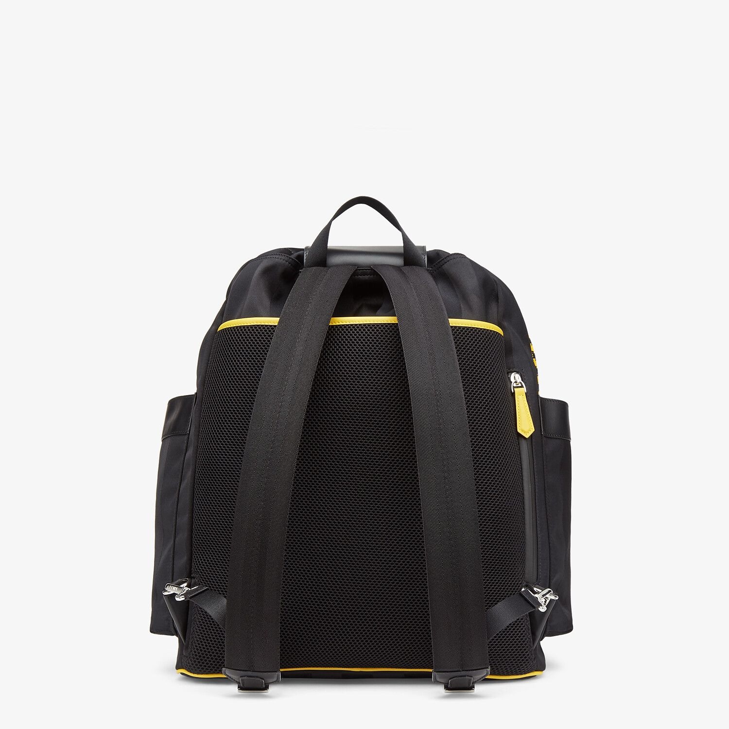 Black nylon backpack - 3