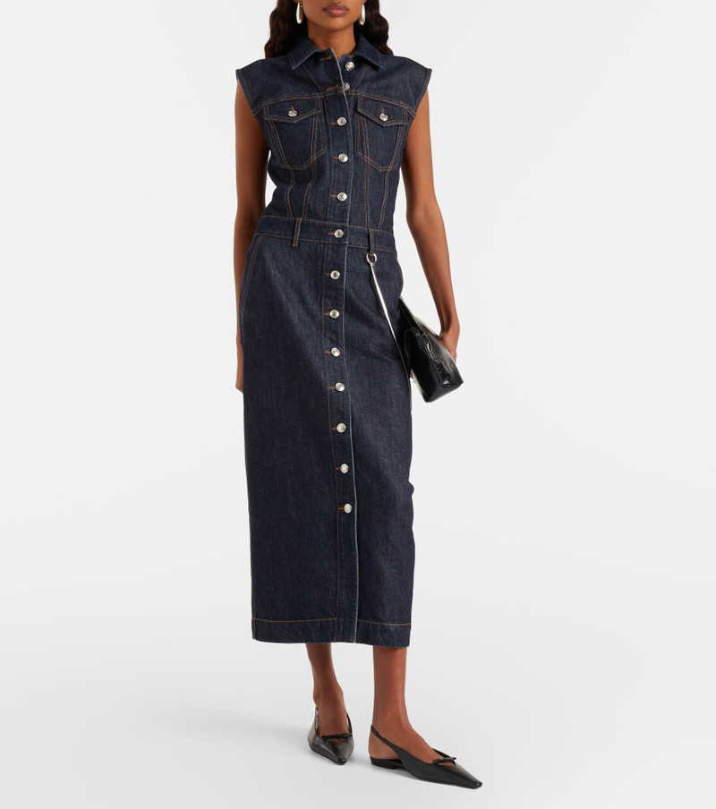 Sportmax Farfalla denim midi dress outlook