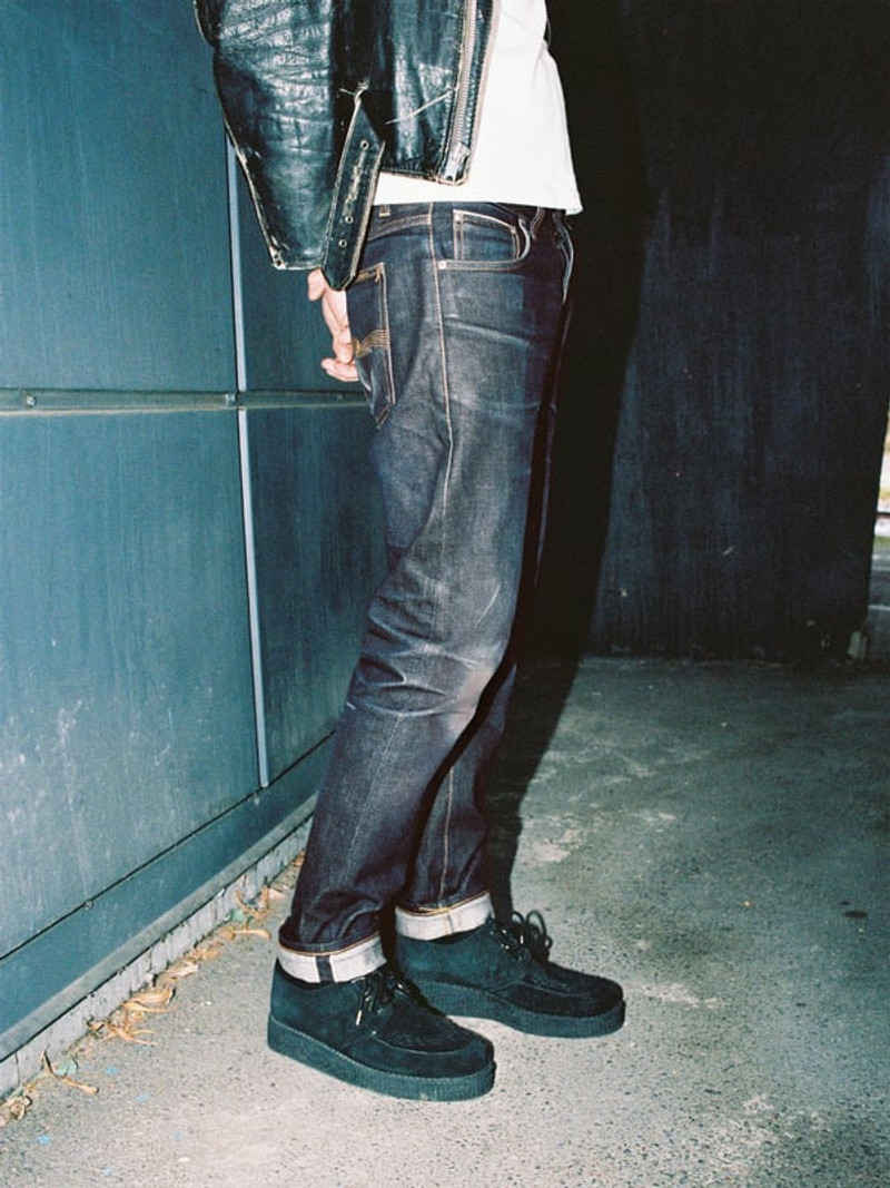 Nudie Jeans Solid Ollie Dry Japan Selvage outlook