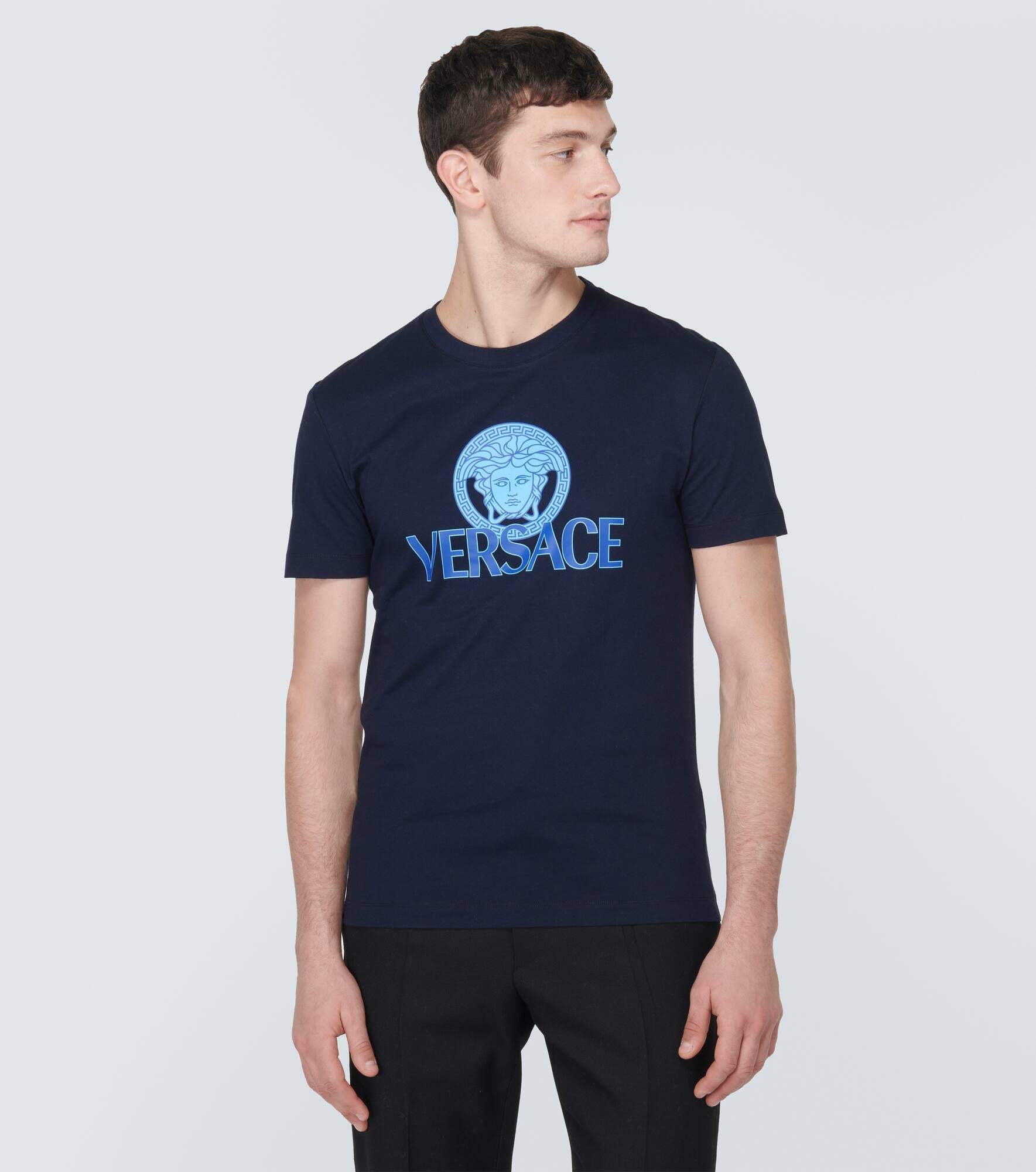 Medusa cotton jersey T-shirt - 3