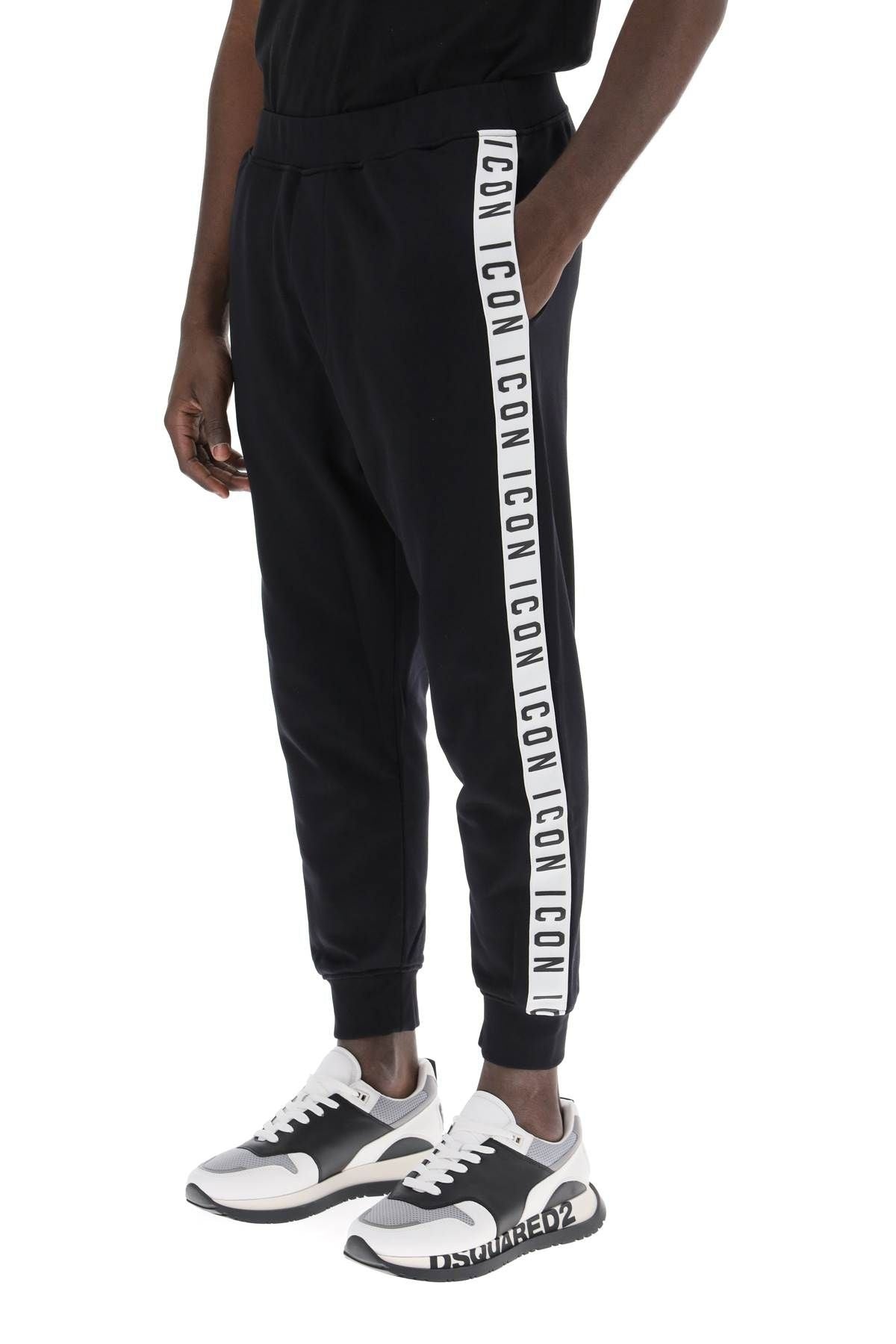 DAN JOGGERS WITH ICON BANDS - 5