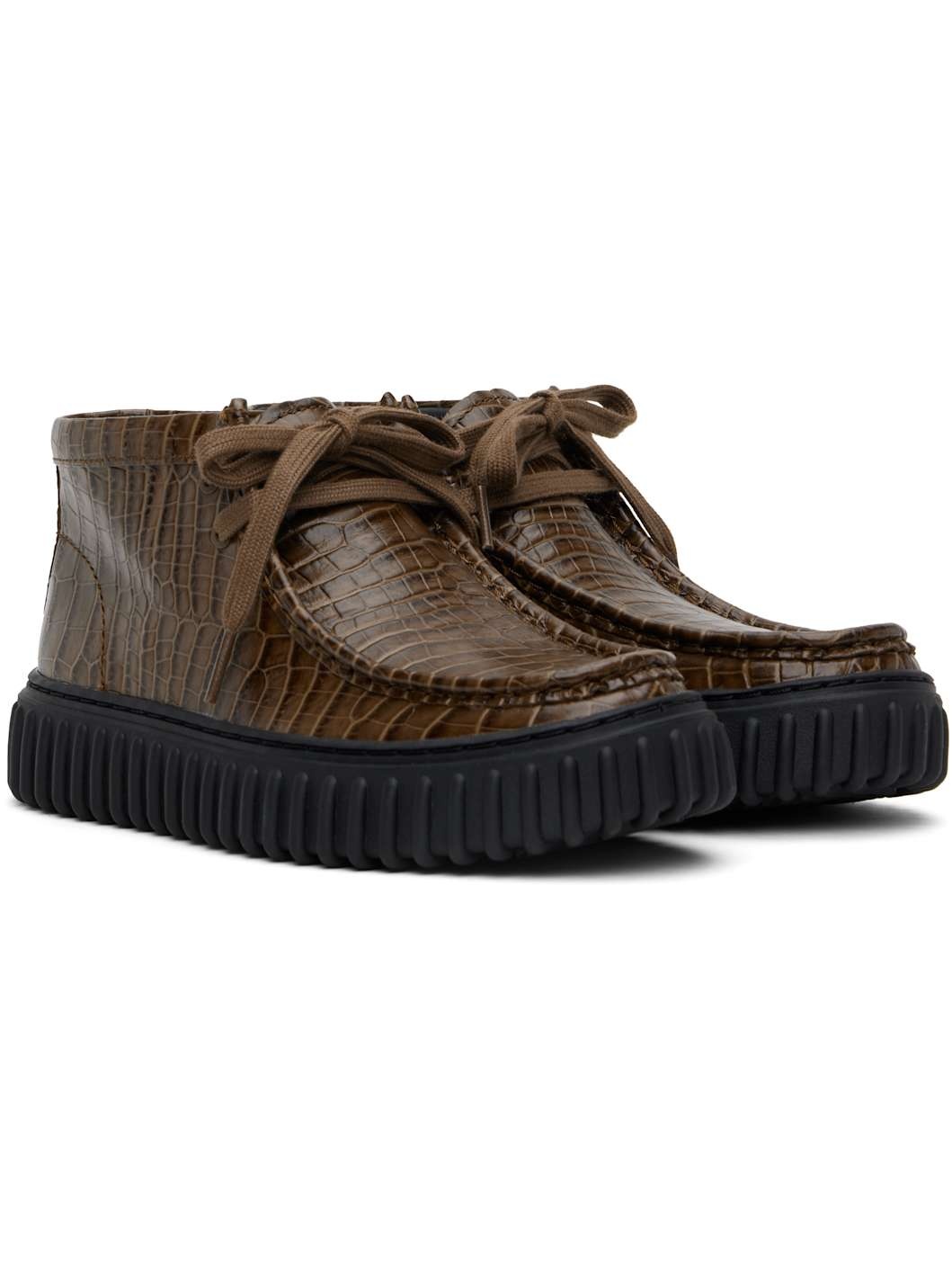 Brown Clarks Edition Torhill Hi Boots - 4
