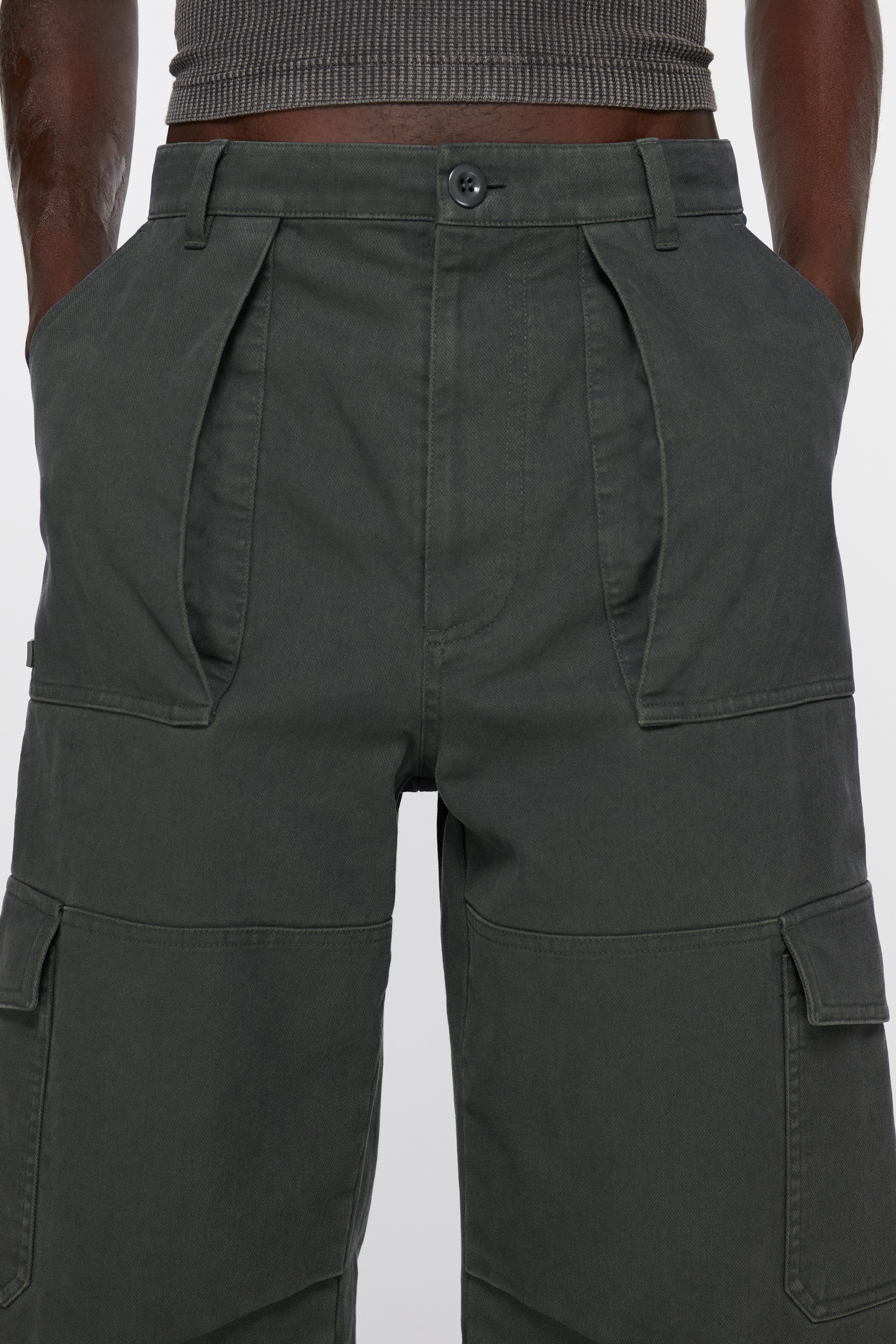 Twill trousers - Dark grey - 5