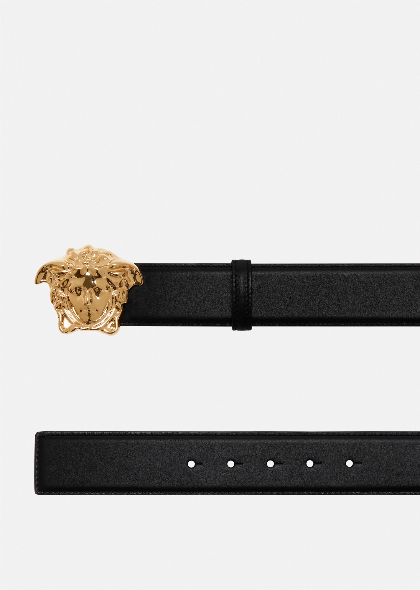 La Medusa Leather Belt 4 cm - 2