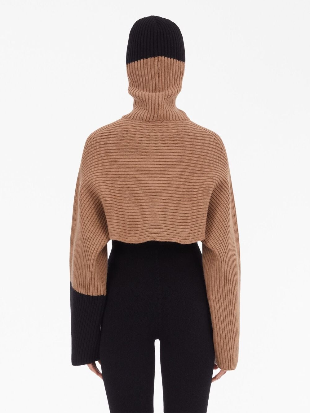 colour-block ribbed jumper - 4