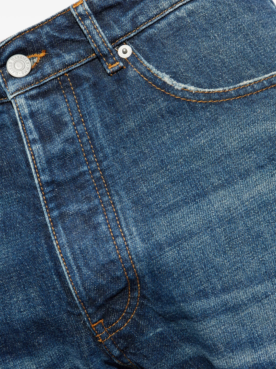 Pants 5 Pockets Blue Denim - 5