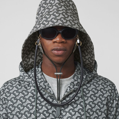 Burberry Monogram Print Nylon Hooded Jacket outlook