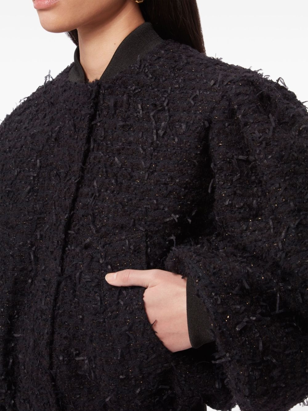 Cropped Bomber Jacket - 5
