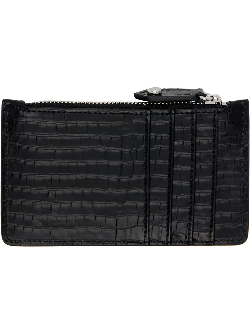 Vivienne Westwood Black Slim Long Card Holder outlook