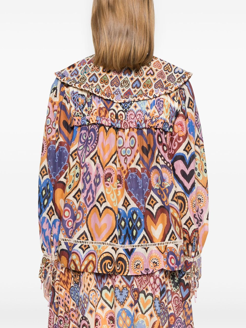 Heart Ikat blouse - 4