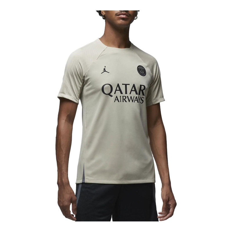에어 요르단 x 파리 Saint-Germain Strike Third Dri-FIT 축구 짧은 소매 최고 '돌' DZ0786-231 - 1