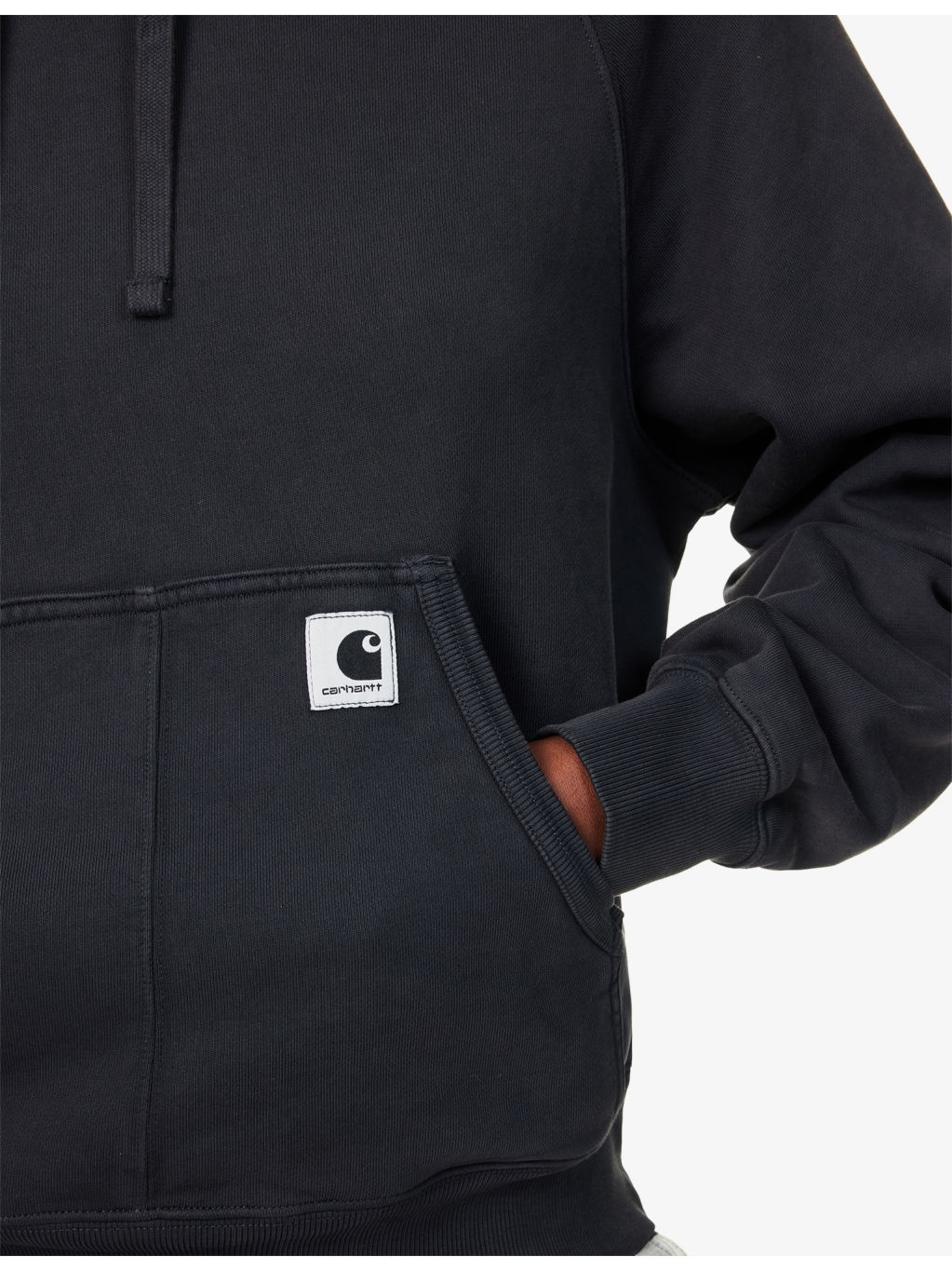 Hudson Logo-Patch Cotton Hoody - 5
