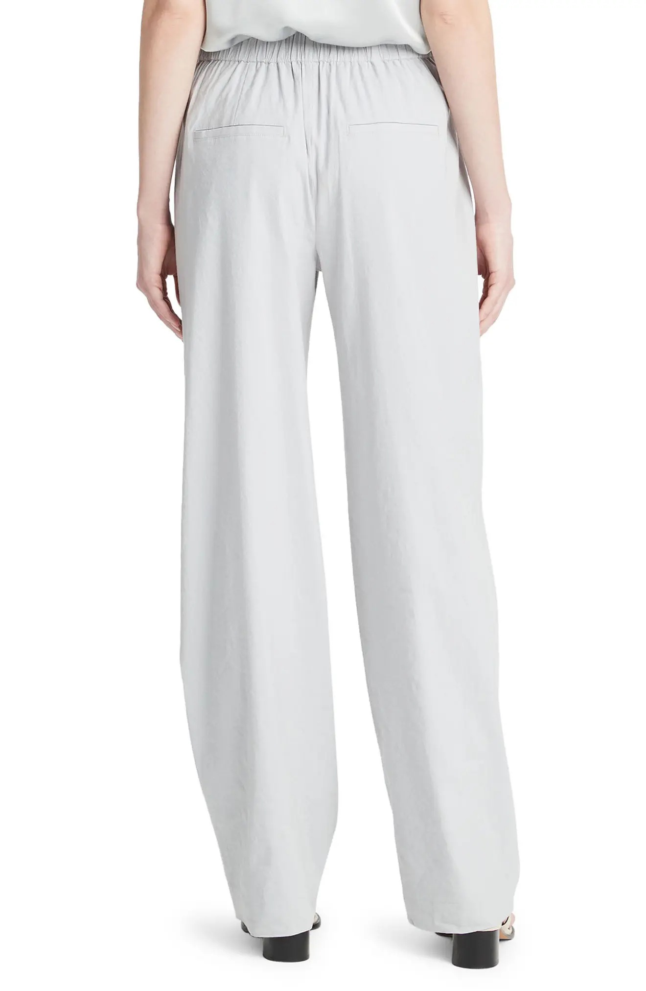 Linen Blend Trousers - 2