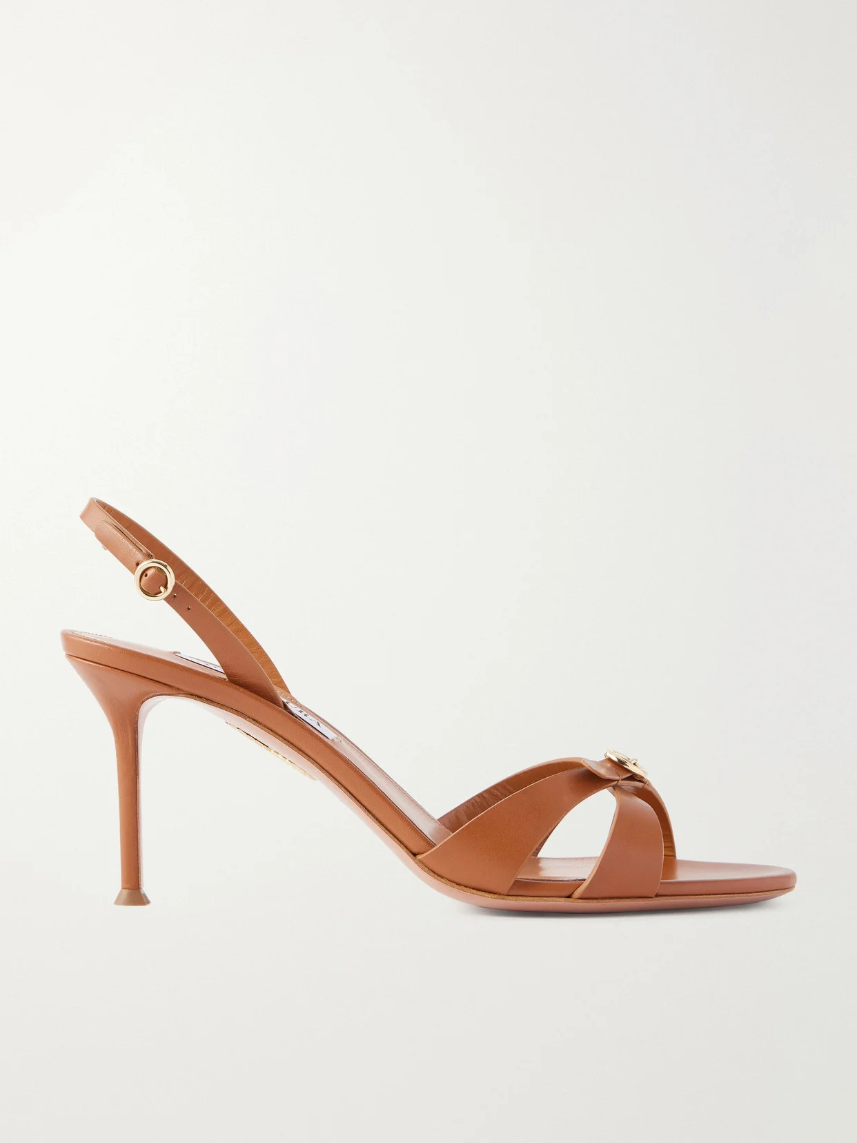 Iza 75 Leather Slingback Sandals - 1