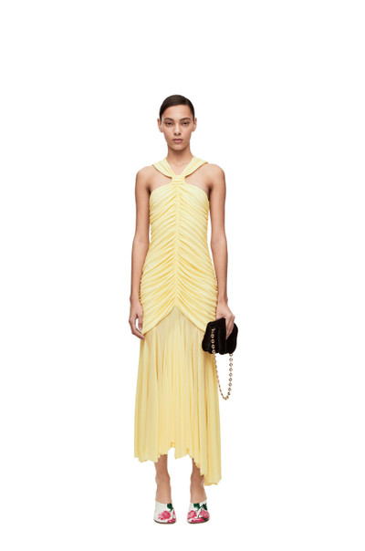 Loewe Draped long dress in crepe jersey outlook