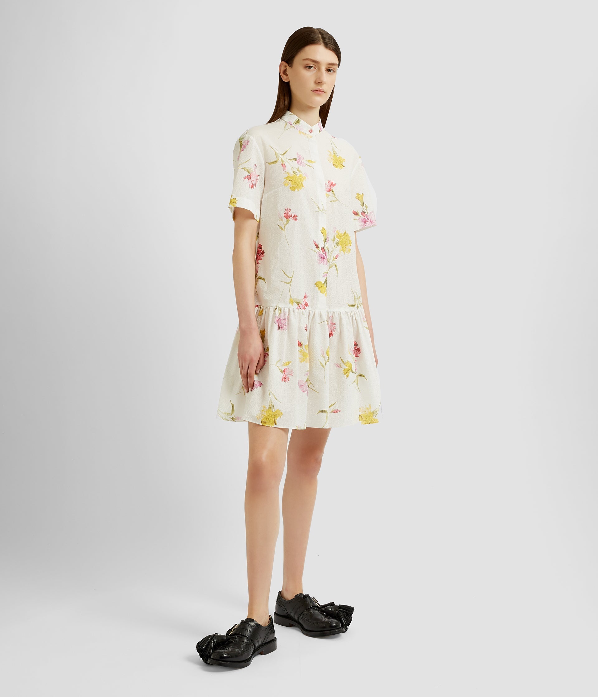 SHORT SLEEVE MINI DRESS - 4