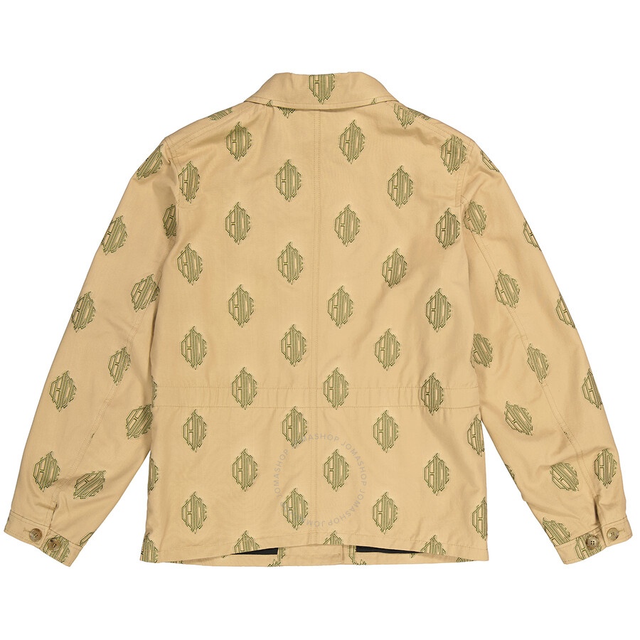 ジャケット CHLOE Woman Jacket Beige CH25SMA13339 20G Chloe Ladies Beige Embroidered Shirt Jacket, Brand Size 38