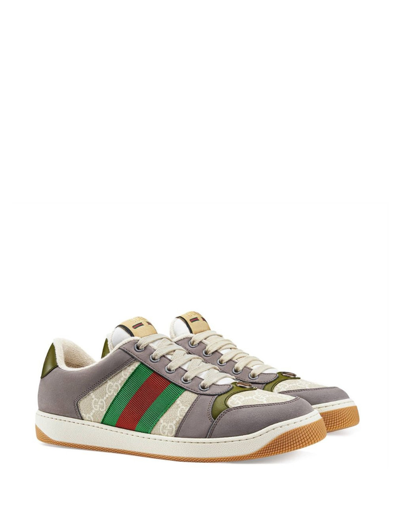 GUCCI Screener logo-patch sneakers outlook