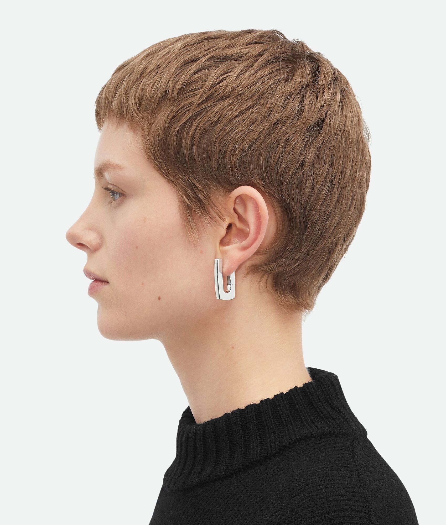 Shape Hoop Earrings - 3