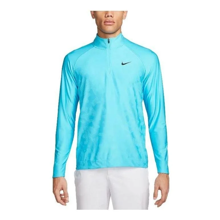 Nike Dri-FIT ADV Tour 1/2-Zip Golf Jacket 'Blue' DR5281-416 - 1