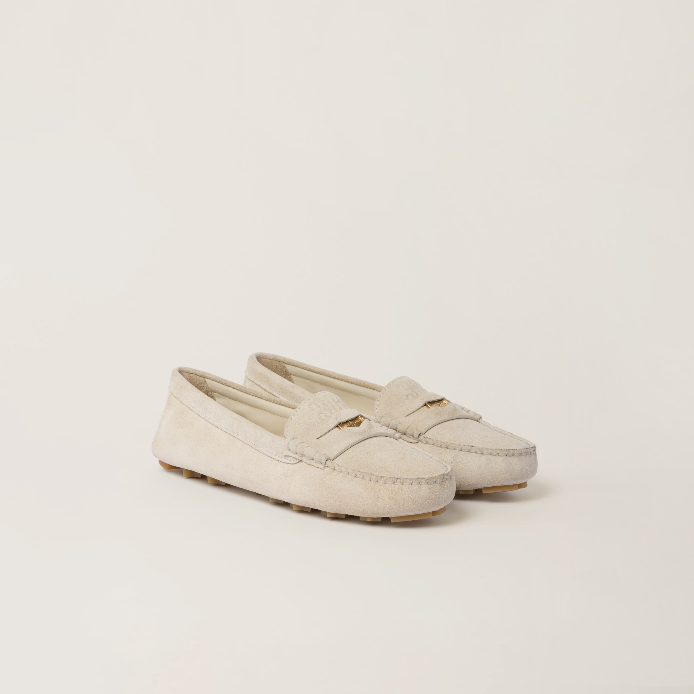 Suede driving shoes - 1